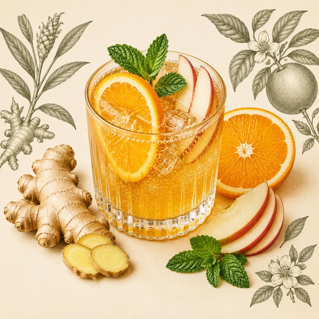 Orange & Ginger Sparkler cocktail