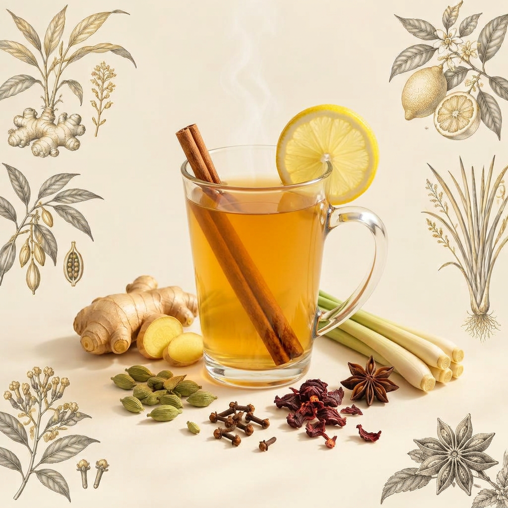 Golden Remedy Hot Toddy cocktail