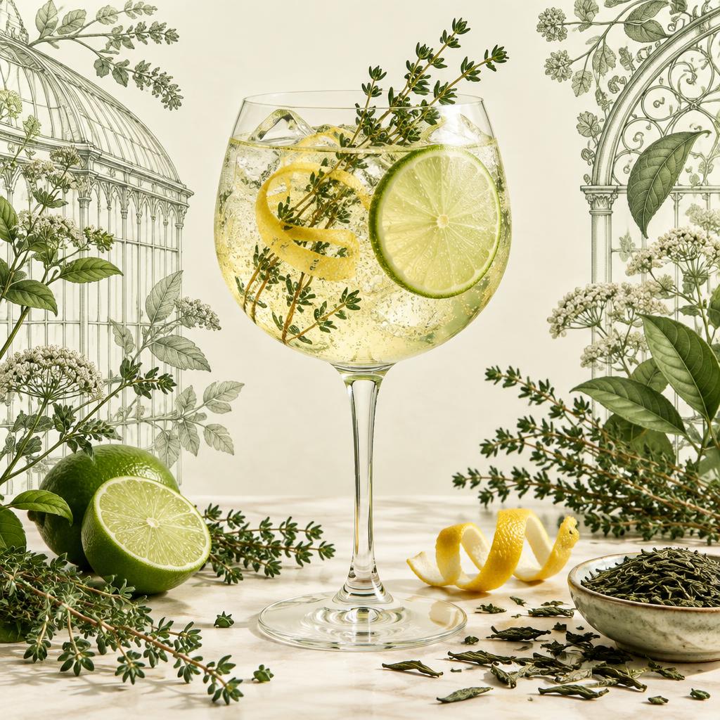 Citrus Paradox & Tonic cocktail
