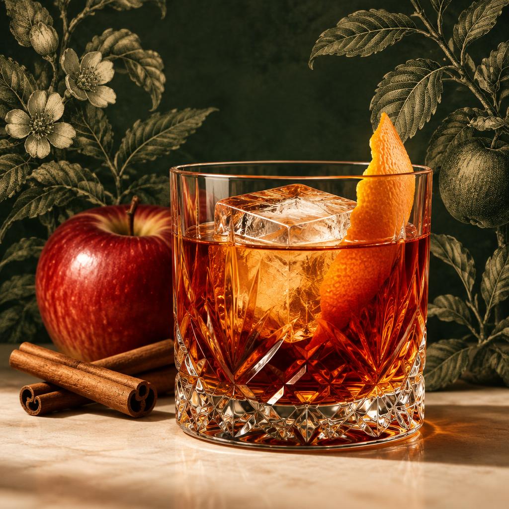 Black Orchard Old Fashioned cocktail
